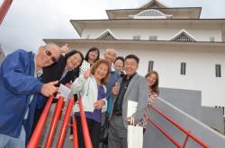 Kawashimo visita o Castelo Japonês