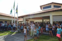 Inauguração da Nova Escola Pe França Wolkers e da cobertura da quadra esportiva