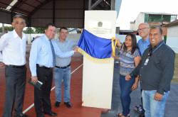 Inauguração da Nova Escola Pe França Wolkers e da cobertura da quadra esportiva