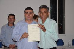 Entrega de certificados do curso de manutenção de motocicletas 