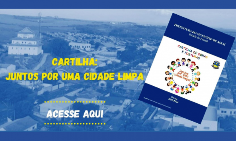 Cartilha Juntos por uma Cidade Limpa