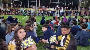 PREFEITO TUTI BOMTEMPO INAUGURA A ARENA MEU CAMPINHO.