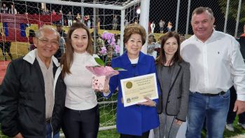 PREFEITO TUTI BOMTEMPO INAUGURA A ARENA MEU CAMPINHO.