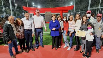 PREFEITO TUTI BOMTEMPO INAUGURA A ARENA MEU CAMPINHO.