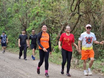 CAMINHADA DA NATUREZA HOMENAGEIA AICHA ALI CHEHADE - DONA ROSA.