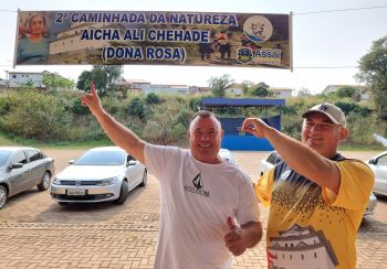 CAMINHADA DA NATUREZA HOMENAGEIA AICHA ALI CHEHADE - DONA ROSA.