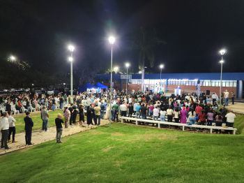 PREFEITO TUTI INAUGURA A PRAÇA DA BÍBLIA, UM ESPAÇO RELIGIOSO PARA AS FAMÍLIAS ASSAIENSES.